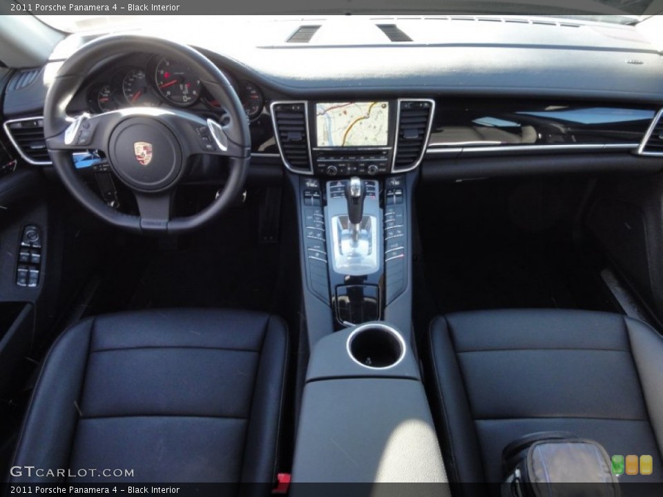 Black Interior Dashboard for the 2011 Porsche Panamera 4 #55695550