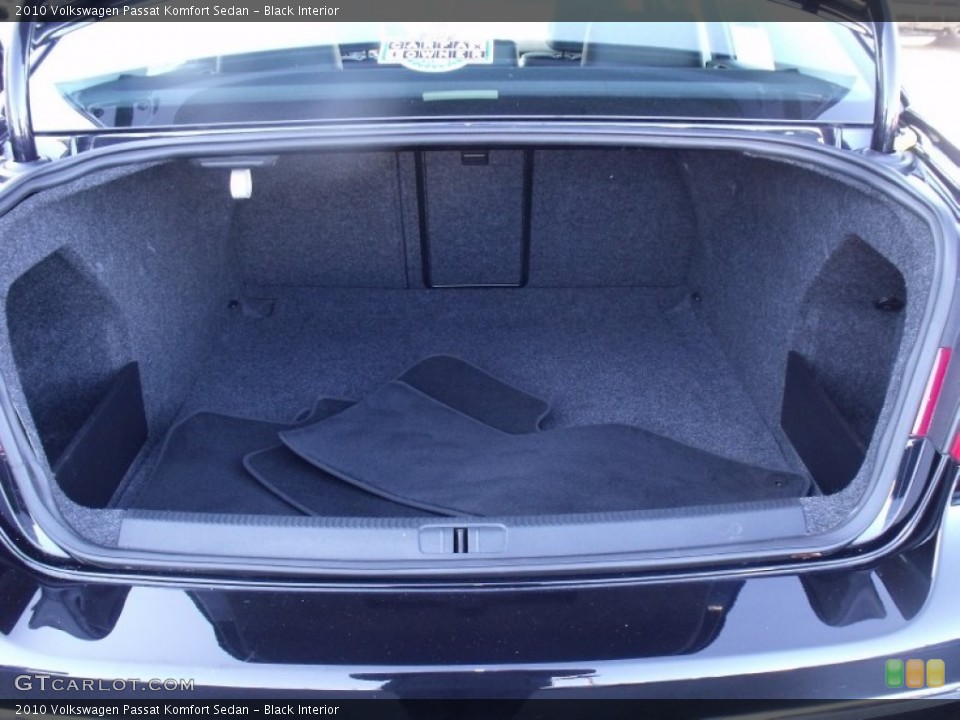 Black Interior Trunk for the 2010 Volkswagen Passat Komfort Sedan #55696345