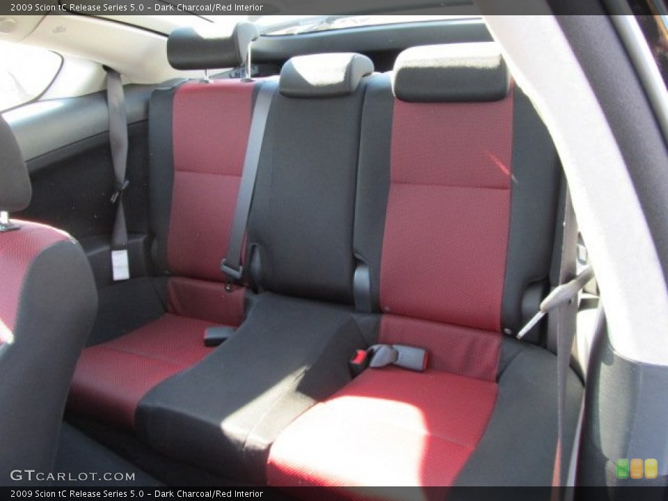 Dark Charcoal/Red Interior Photo for the 2009 Scion tC Release Series 5.0 #55696463