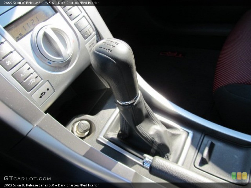 Dark Charcoal/Red Interior Transmission for the 2009 Scion tC Release Series 5.0 #55696489