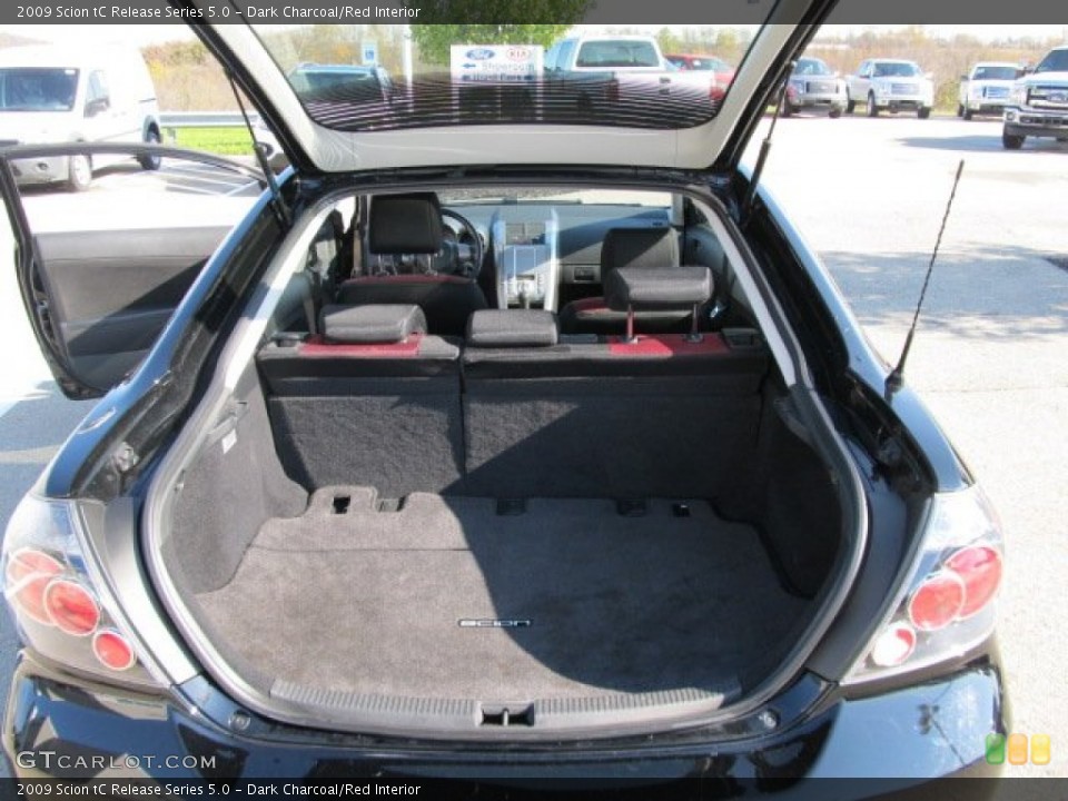 Dark Charcoal/Red Interior Trunk for the 2009 Scion tC Release Series 5.0 #55696534