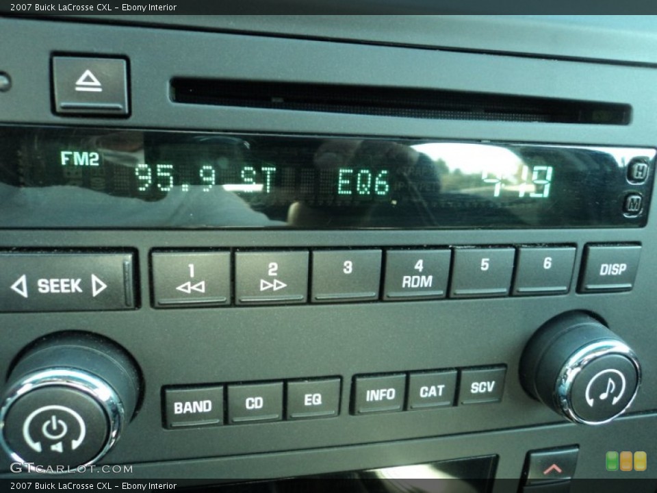 Ebony Interior Audio System for the 2007 Buick LaCrosse CXL #55698015