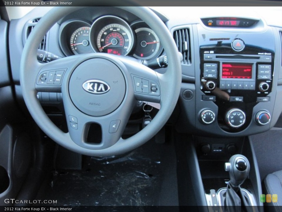 Black Interior Dashboard for the 2012 Kia Forte Koup EX #55698768