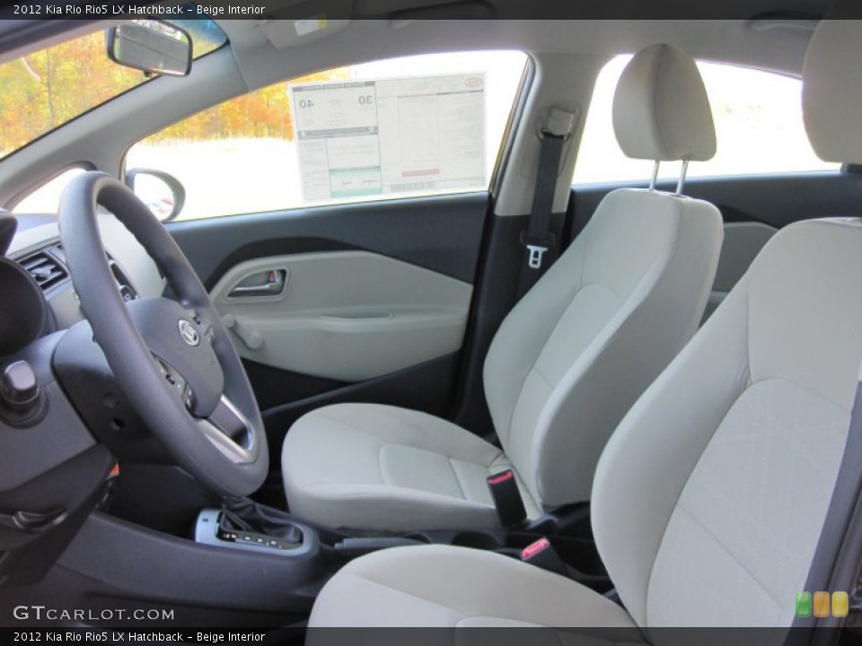 Beige Interior Photo for the 2012 Kia Rio Rio5 LX Hatchback #55698902