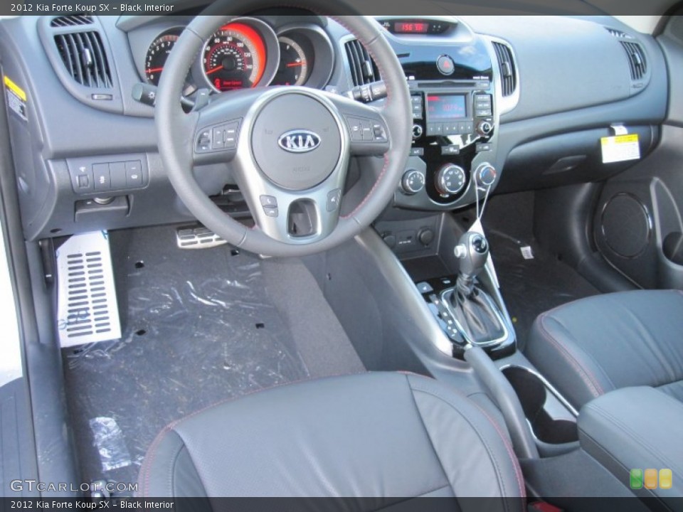 Black Interior Dashboard for the 2012 Kia Forte Koup SX #55699088