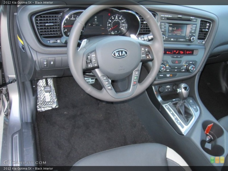 Black Interior Dashboard for the 2012 Kia Optima SX #55699241