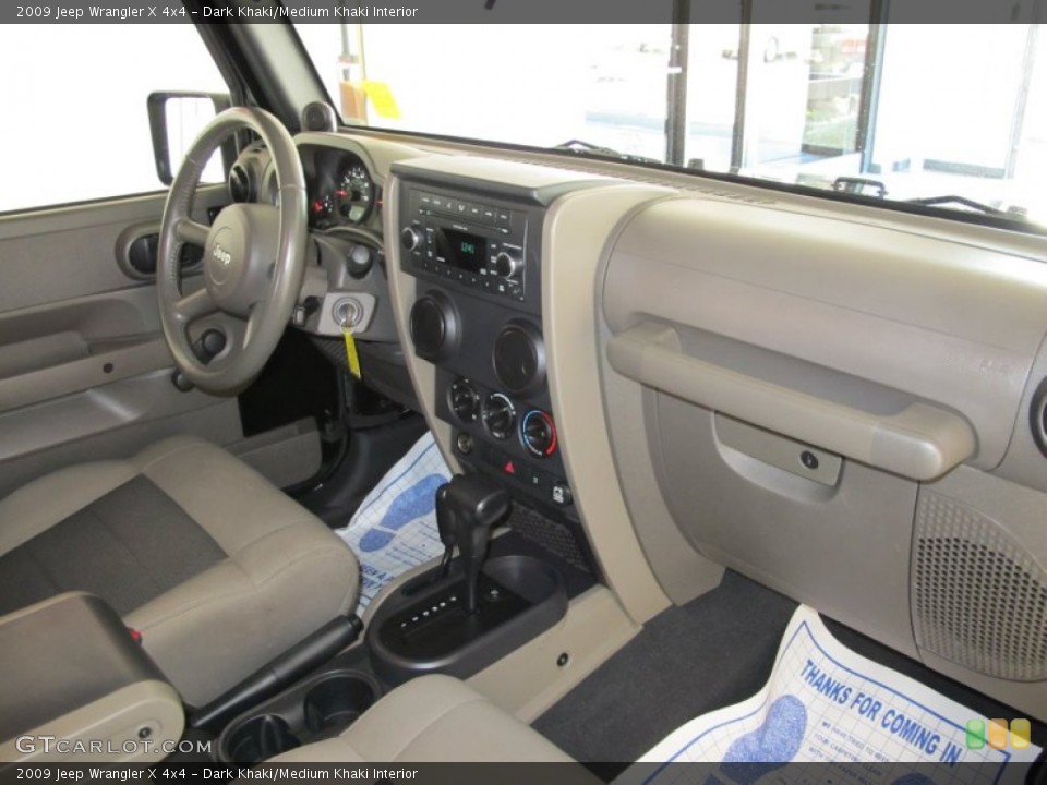 Dark Khaki/Medium Khaki Interior Photo for the 2009 Jeep Wrangler X 4x4 #55699594