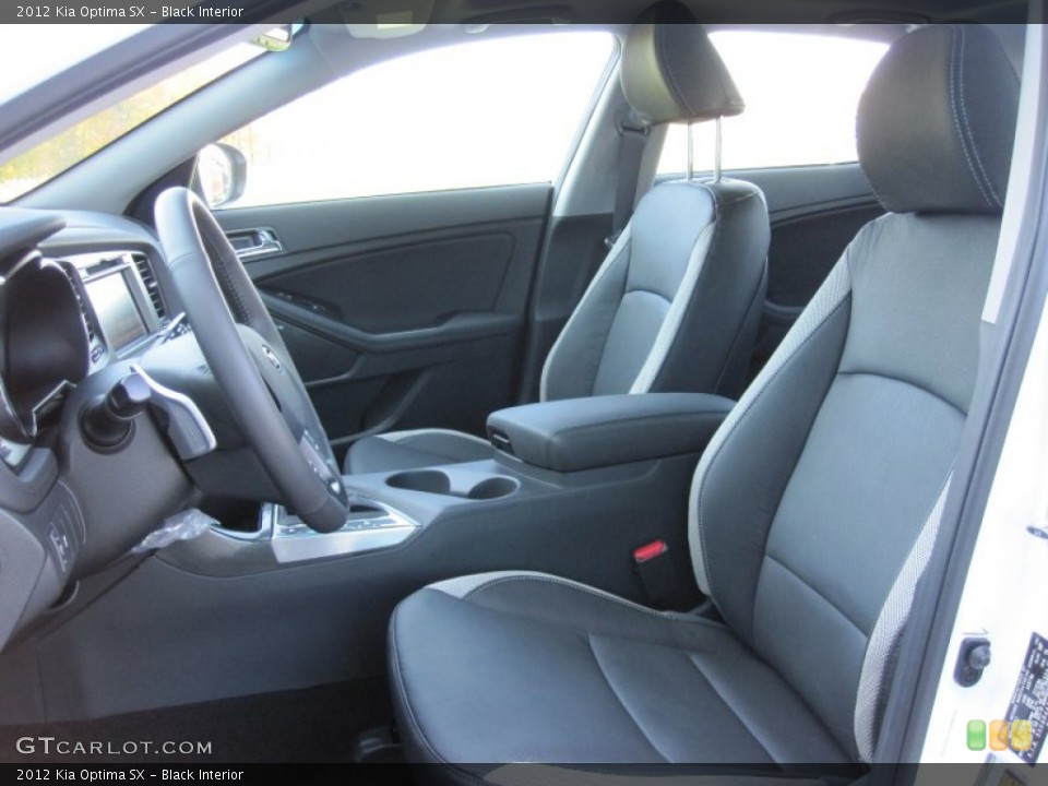 Black Interior Photo for the 2012 Kia Optima SX #55699718