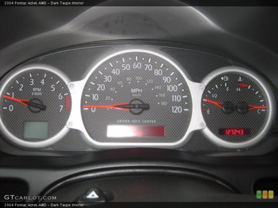Dark Taupe Interior Gauges for the 2004 Pontiac Aztek AWD #55699921