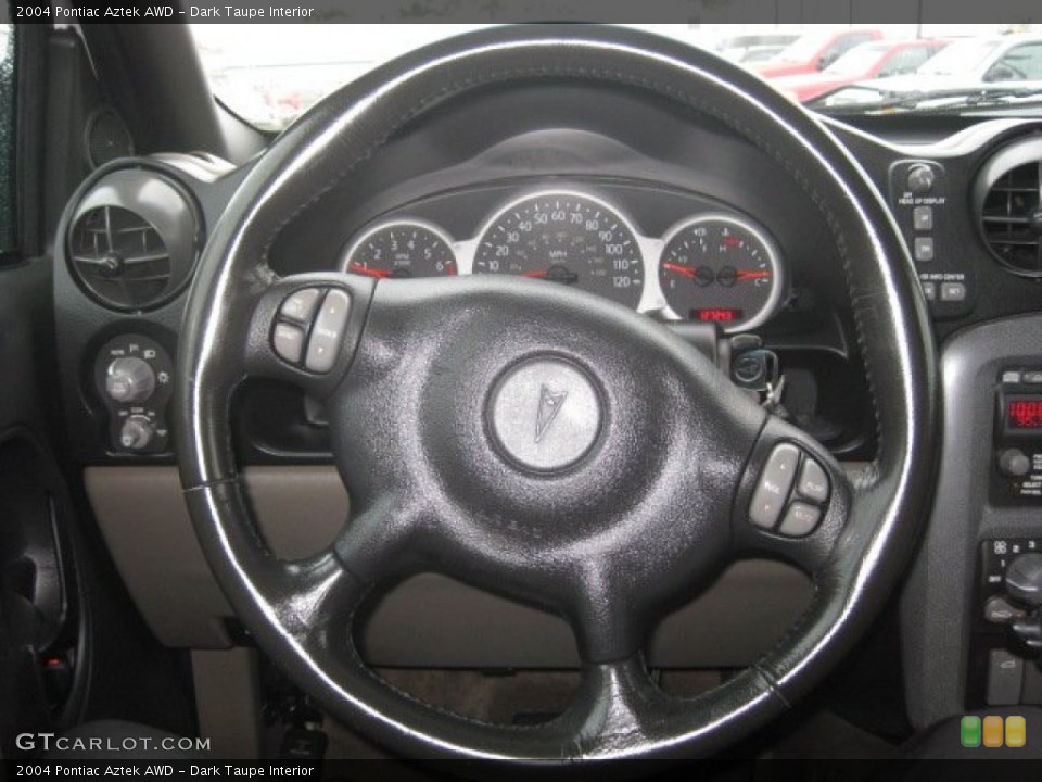 Dark Taupe Interior Steering Wheel for the 2004 Pontiac Aztek AWD #55699928