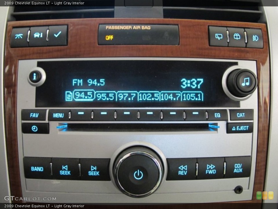 Light Gray Interior Audio System for the 2009 Chevrolet Equinox LT #55699957