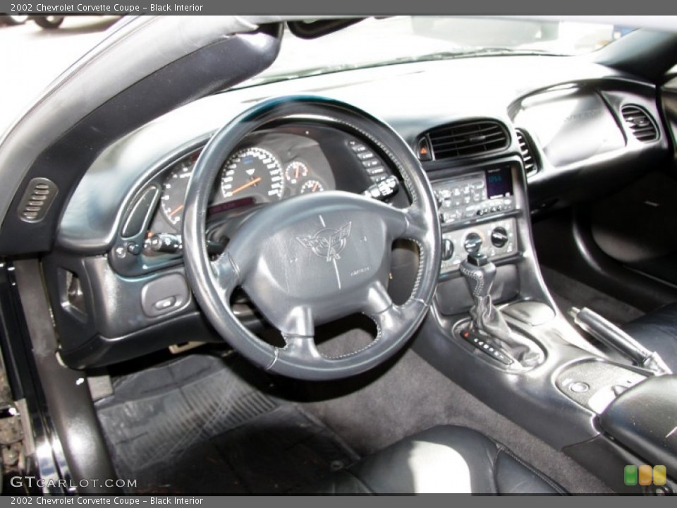 Black Interior Dashboard for the 2002 Chevrolet Corvette Coupe #55700892
