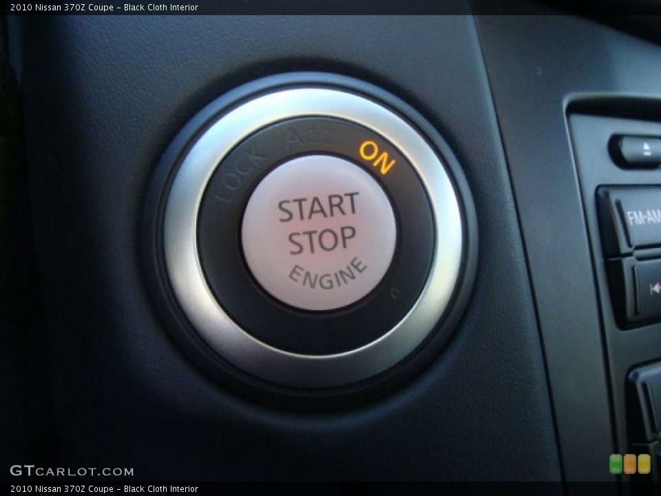 Black Cloth Interior Controls for the 2010 Nissan 370Z Coupe #55701635