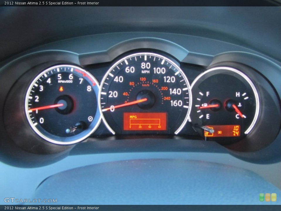 Frost Interior Gauges for the 2012 Nissan Altima 2.5 S Special Edition #55705505