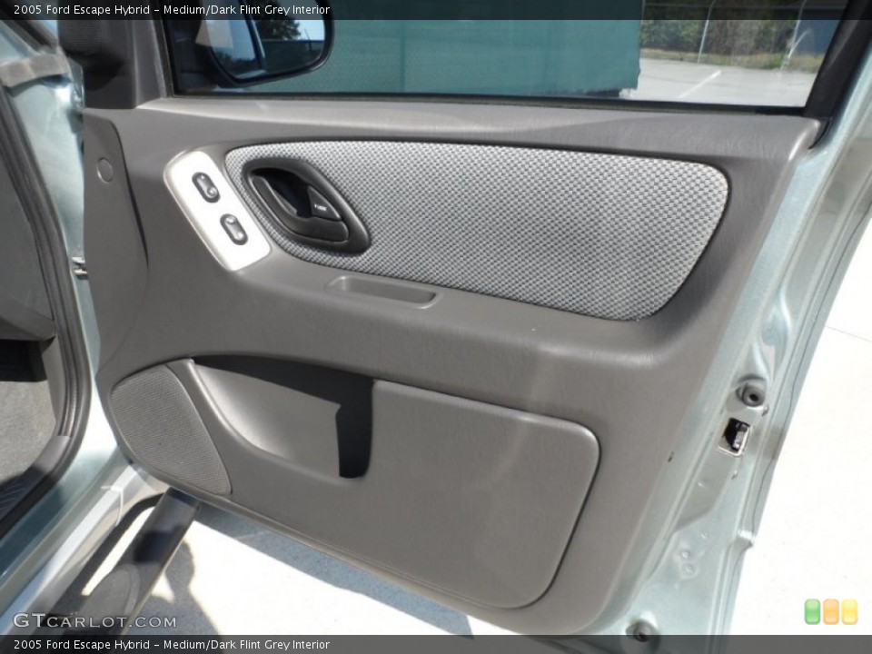 Medium/Dark Flint Grey Interior Door Panel for the 2005 Ford Escape Hybrid #55708175