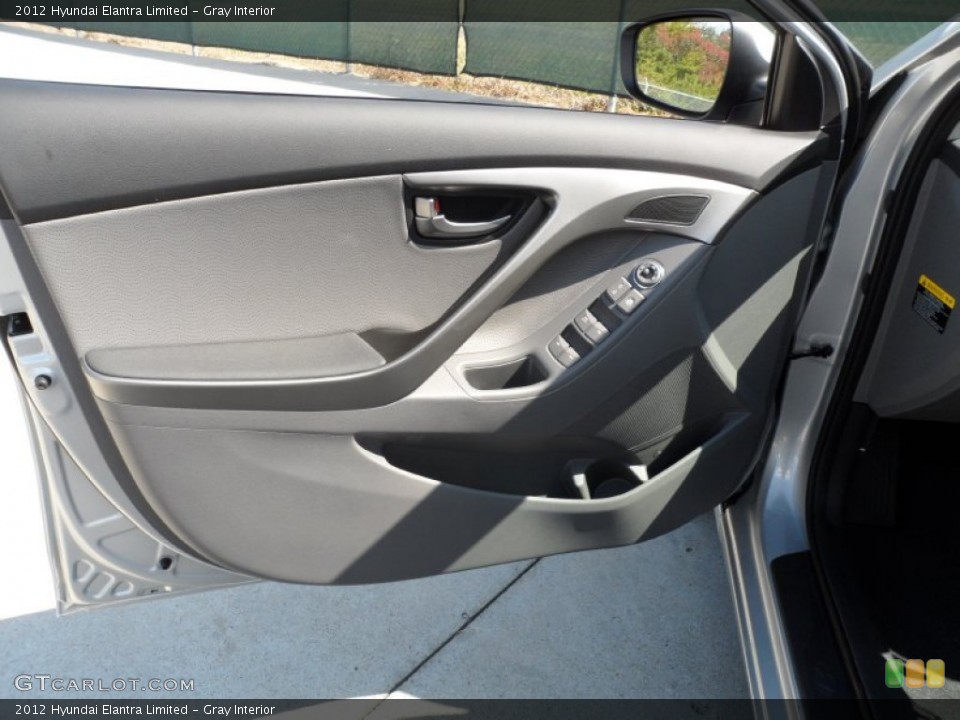 Gray Interior Door Panel for the 2012 Hyundai Elantra Limited #55708409