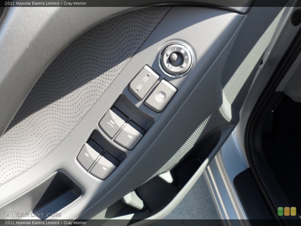 Gray Interior Controls for the 2012 Hyundai Elantra Limited #55708412
