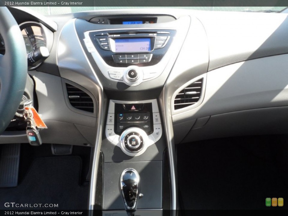 Gray Interior Controls for the 2012 Hyundai Elantra Limited #55708427