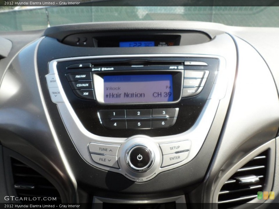 Gray Interior Controls for the 2012 Hyundai Elantra Limited #55708430