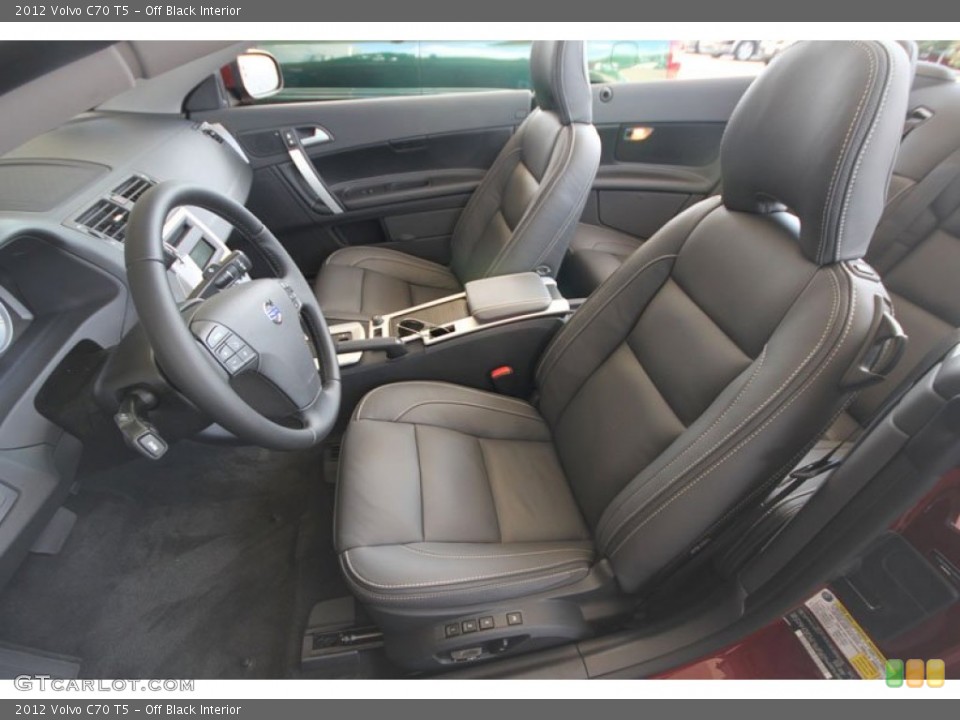 Off Black Interior Photo for the 2012 Volvo C70 T5 #55709832