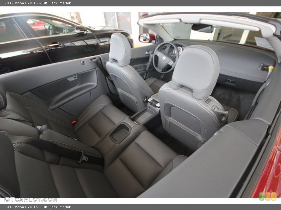 Off Black Interior Photo for the 2012 Volvo C70 T5 #55709945