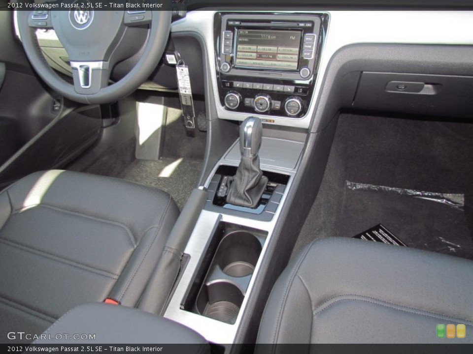 Titan Black Interior Transmission for the 2012 Volkswagen Passat 2.5L SE #55710832