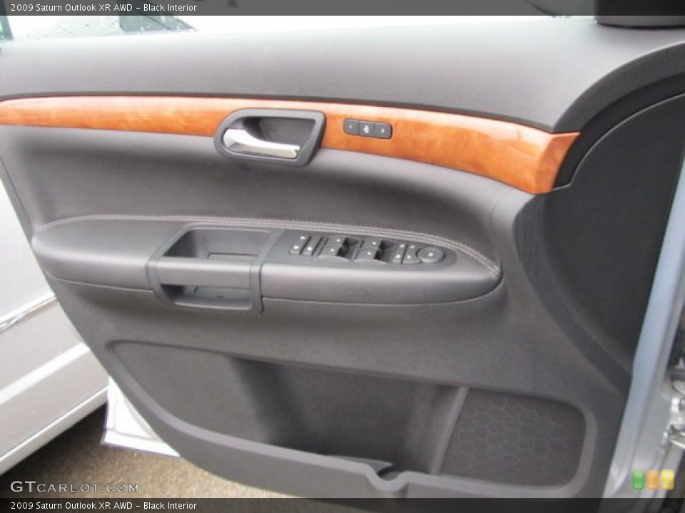 Black Interior Door Panel for the 2009 Saturn Outlook XR AWD #55712059