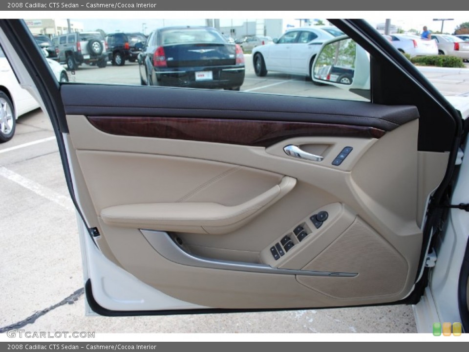 Cashmere/Cocoa Interior Door Panel for the 2008 Cadillac CTS Sedan #55713013
