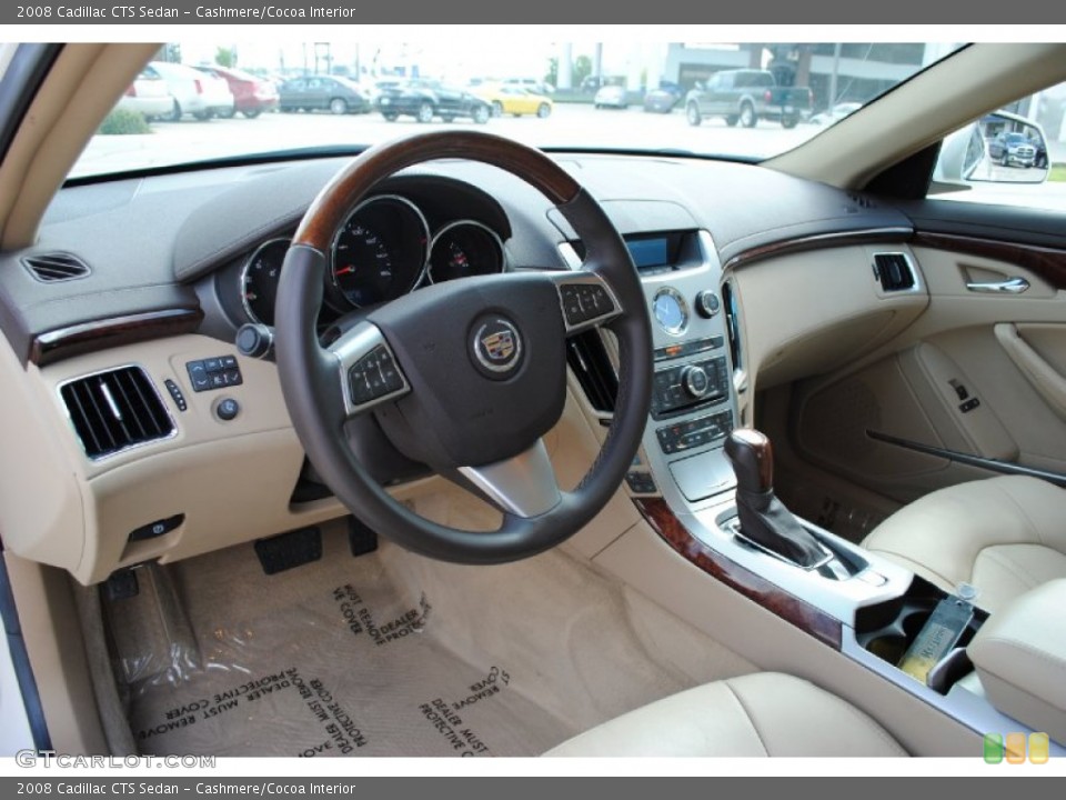Cashmere/Cocoa Interior Prime Interior for the 2008 Cadillac CTS Sedan #55713032