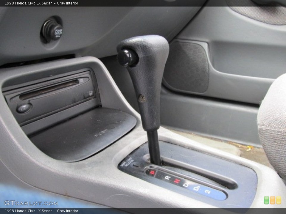 Gray Interior Transmission for the 1998 Honda Civic LX Sedan #55714162