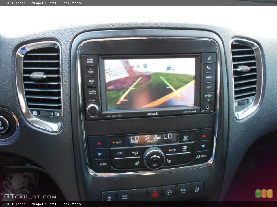 Black Interior Controls for the 2011 Dodge Durango R/T 4x4 #55714315