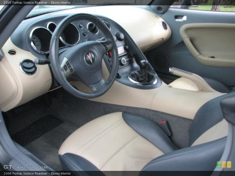 Ebony Interior Dashboard for the 2006 Pontiac Solstice Roadster #55716507