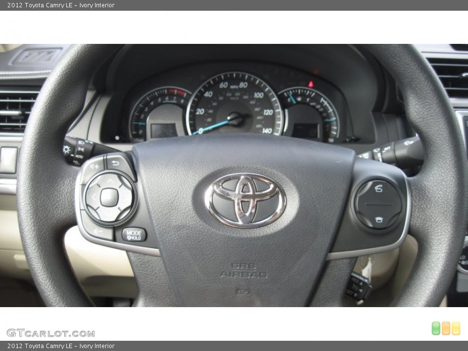 Ivory Interior Steering Wheel for the 2012 Toyota Camry LE #55716995