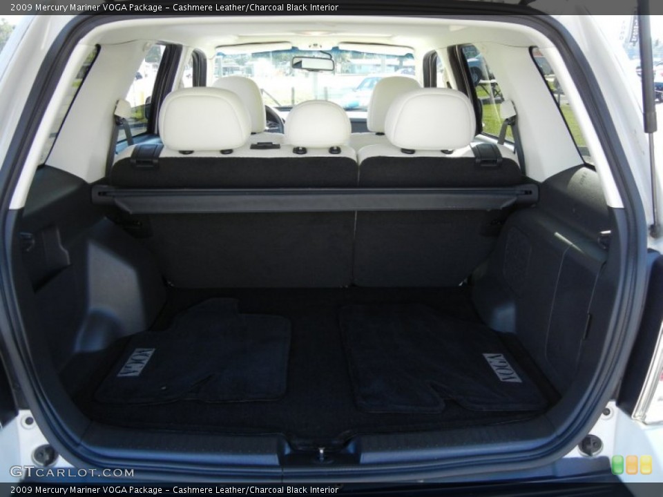 Cashmere Leather/Charcoal Black Interior Trunk for the 2009 Mercury Mariner VOGA Package #55718095