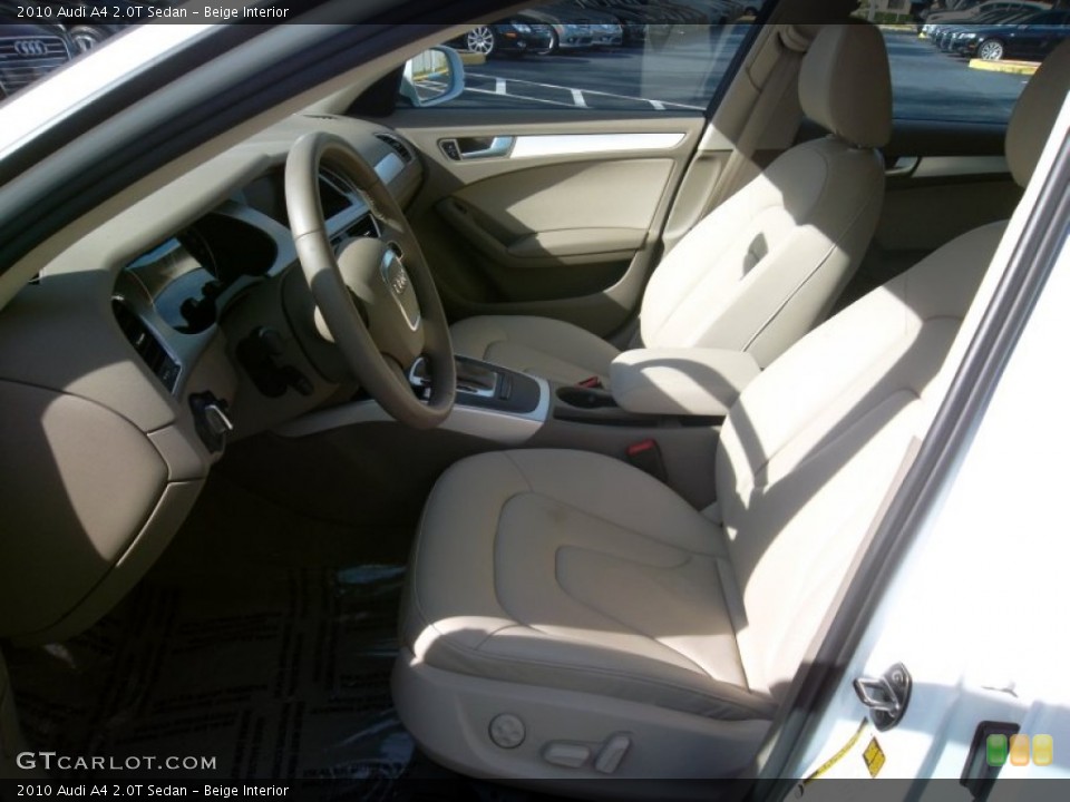 Beige Interior Photo for the 2010 Audi A4 2.0T Sedan #55718101