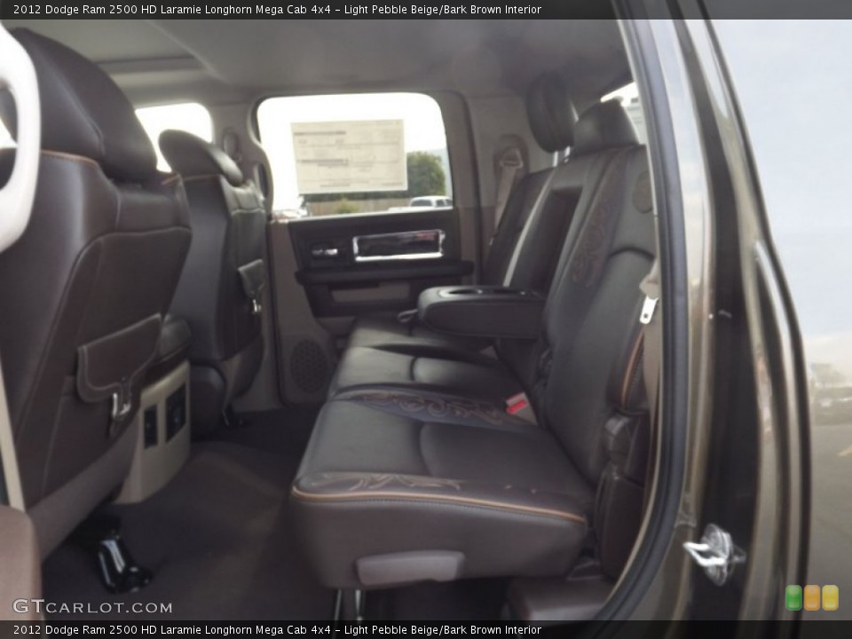 Light Pebble Beige/Bark Brown Interior Photo for the 2012 Dodge Ram 2500 HD Laramie Longhorn Mega Cab 4x4 #55718761