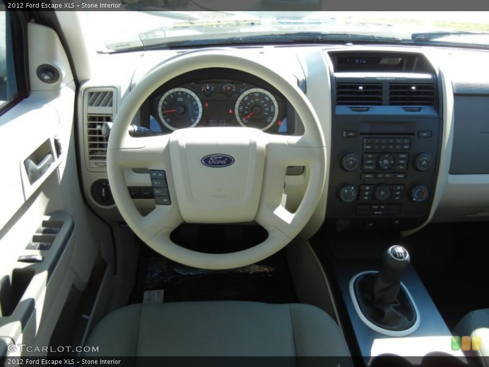 Stone Interior Dashboard for the 2012 Ford Escape XLS #55720090