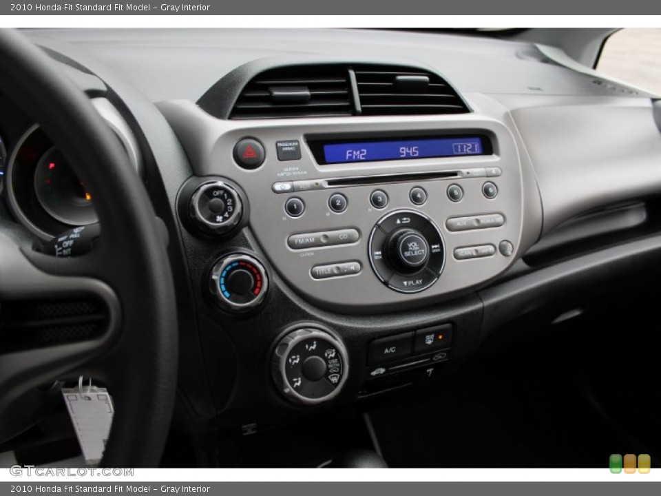 Gray Interior Controls for the 2010 Honda Fit  #55720279