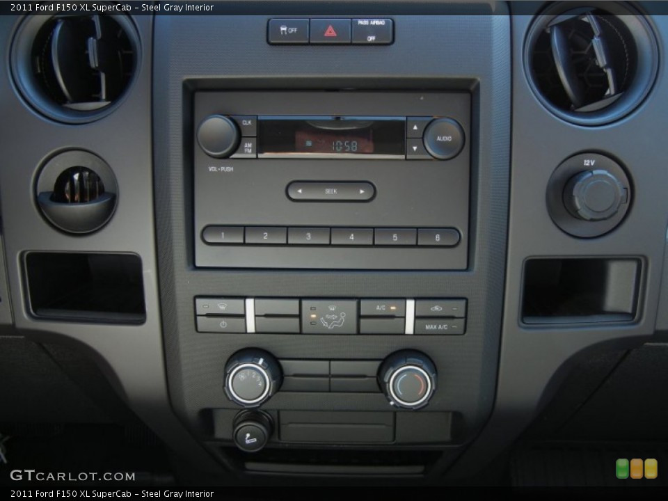 Steel Gray Interior Audio System for the 2011 Ford F150 XL SuperCab #55720315