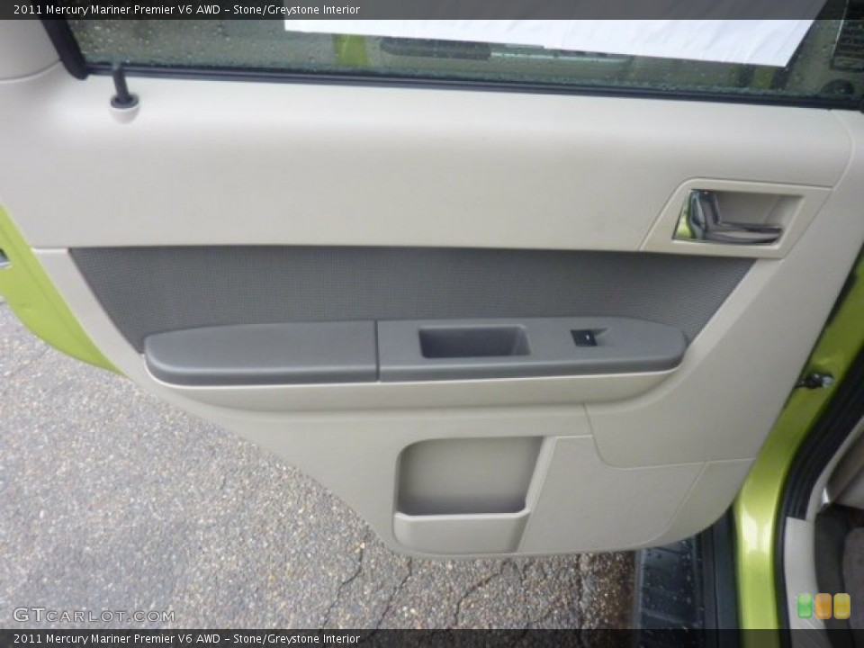 Stone/Greystone Interior Door Panel for the 2011 Mercury Mariner Premier V6 AWD #55721739