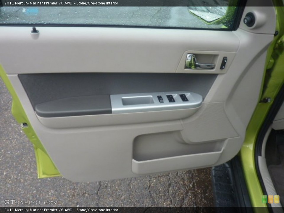 Stone/Greystone Interior Door Panel for the 2011 Mercury Mariner Premier V6 AWD #55721746