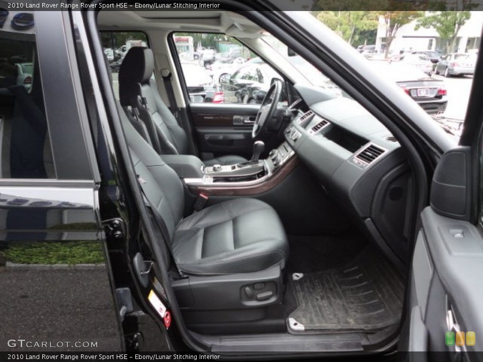 Ebony/Lunar Stitching Interior Photo for the 2010 Land Rover Range Rover Sport HSE #55728098