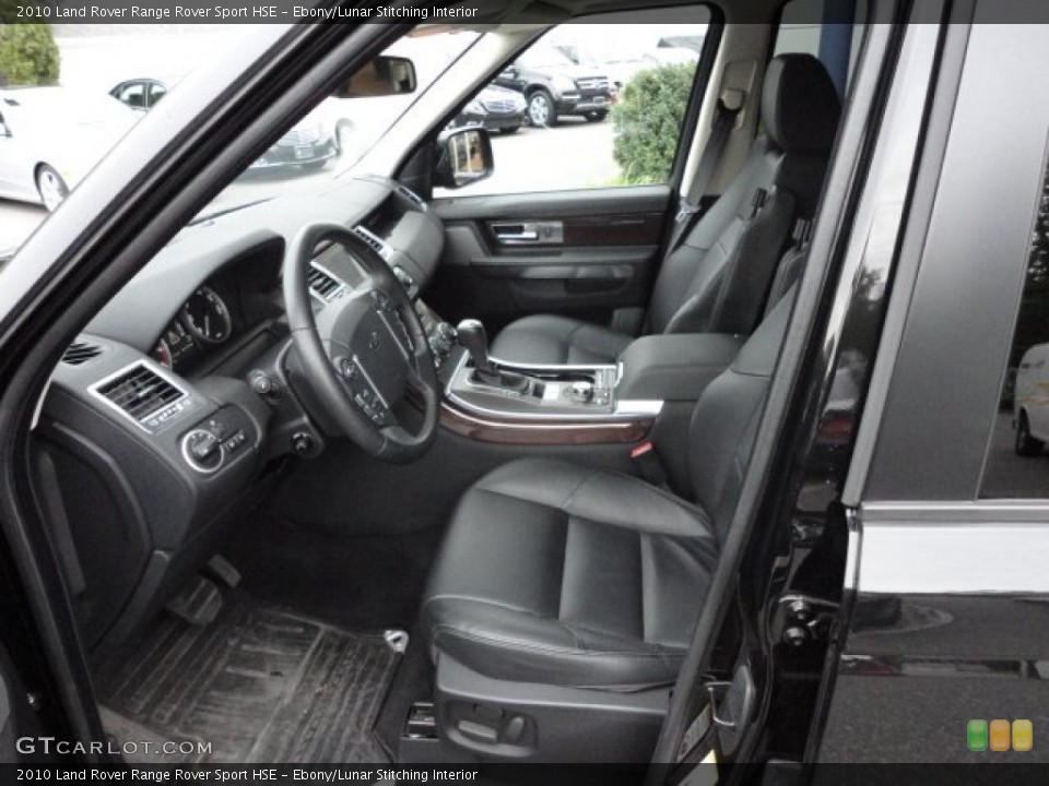 Ebony/Lunar Stitching Interior Photo for the 2010 Land Rover Range Rover Sport HSE #55728171