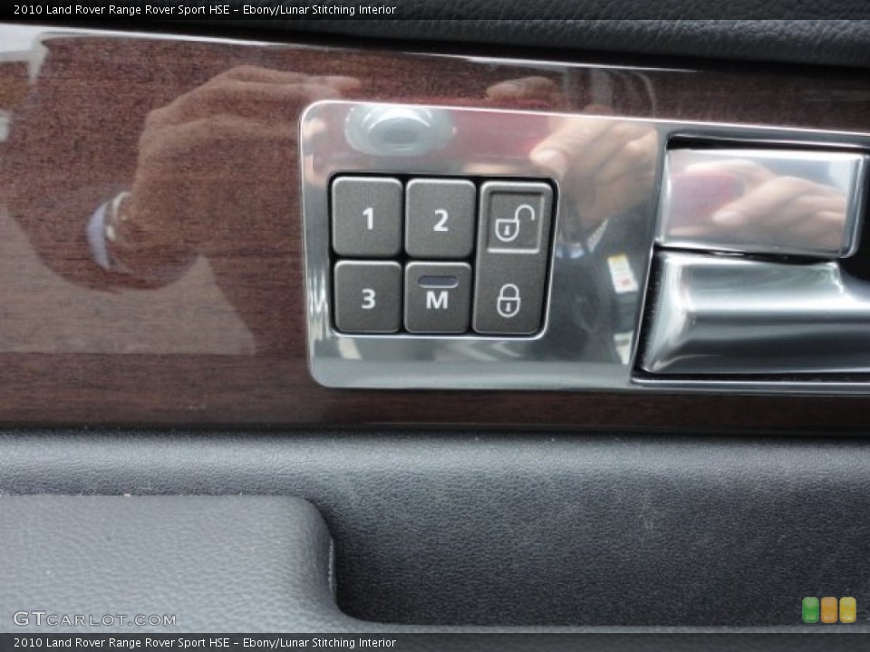 Ebony/Lunar Stitching Interior Controls for the 2010 Land Rover Range Rover Sport HSE #55728196