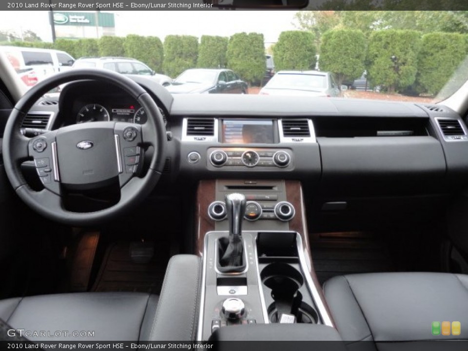 Ebony/Lunar Stitching Interior Dashboard for the 2010 Land Rover Range Rover Sport HSE #55728204