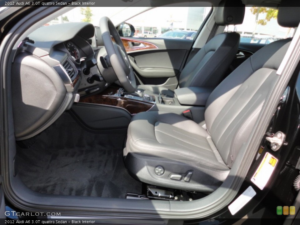 Black Interior Photo for the 2012 Audi A6 3.0T quattro Sedan #55730475