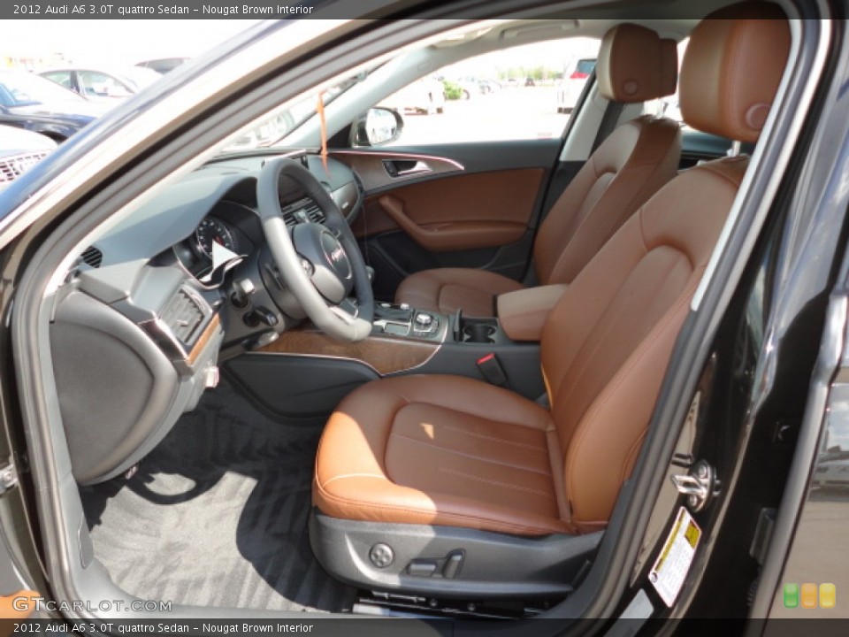 Nougat Brown Interior Photo for the 2012 Audi A6 3.0T quattro Sedan #55730569