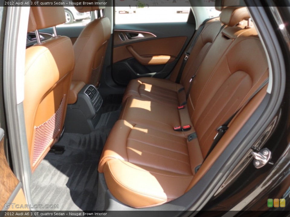 Nougat Brown Interior Photo for the 2012 Audi A6 3.0T quattro Sedan #55730579