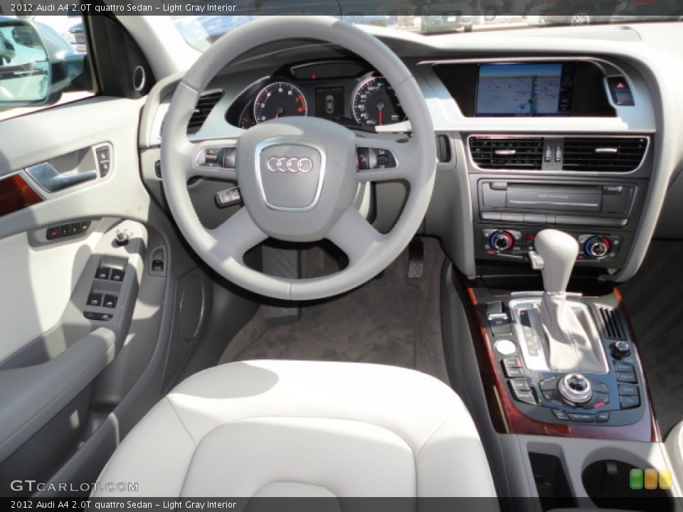 Light Gray Interior Dashboard for the 2012 Audi A4 2.0T quattro Sedan #55730993