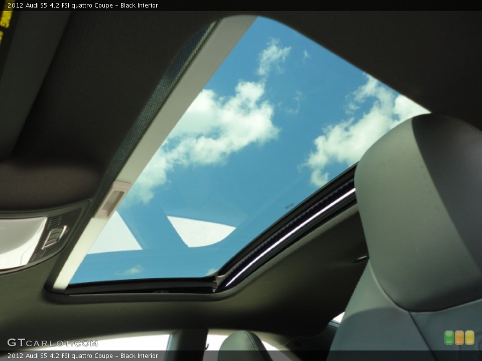 Black Interior Sunroof for the 2012 Audi S5 4.2 FSI quattro Coupe #55731089